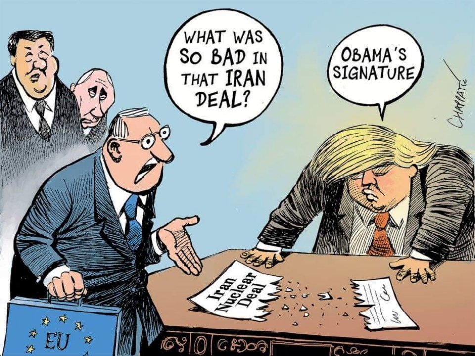 Trump's stupidity has brought us to the brink of war with Iran. Unreal.

#SundayThoughts #Resist #Trump #1u #tcot #maga #kag #Obama #Iran #uppers #AMJoy #Iranattack #WWIIl #RemoveTrump