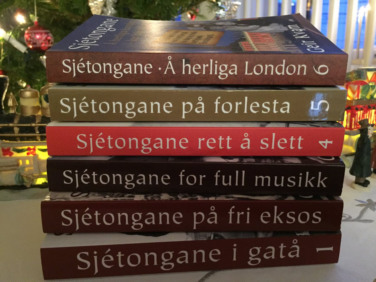 Den sjette boken i serien om sjetongane kom ut denne julen. Å herliga London!