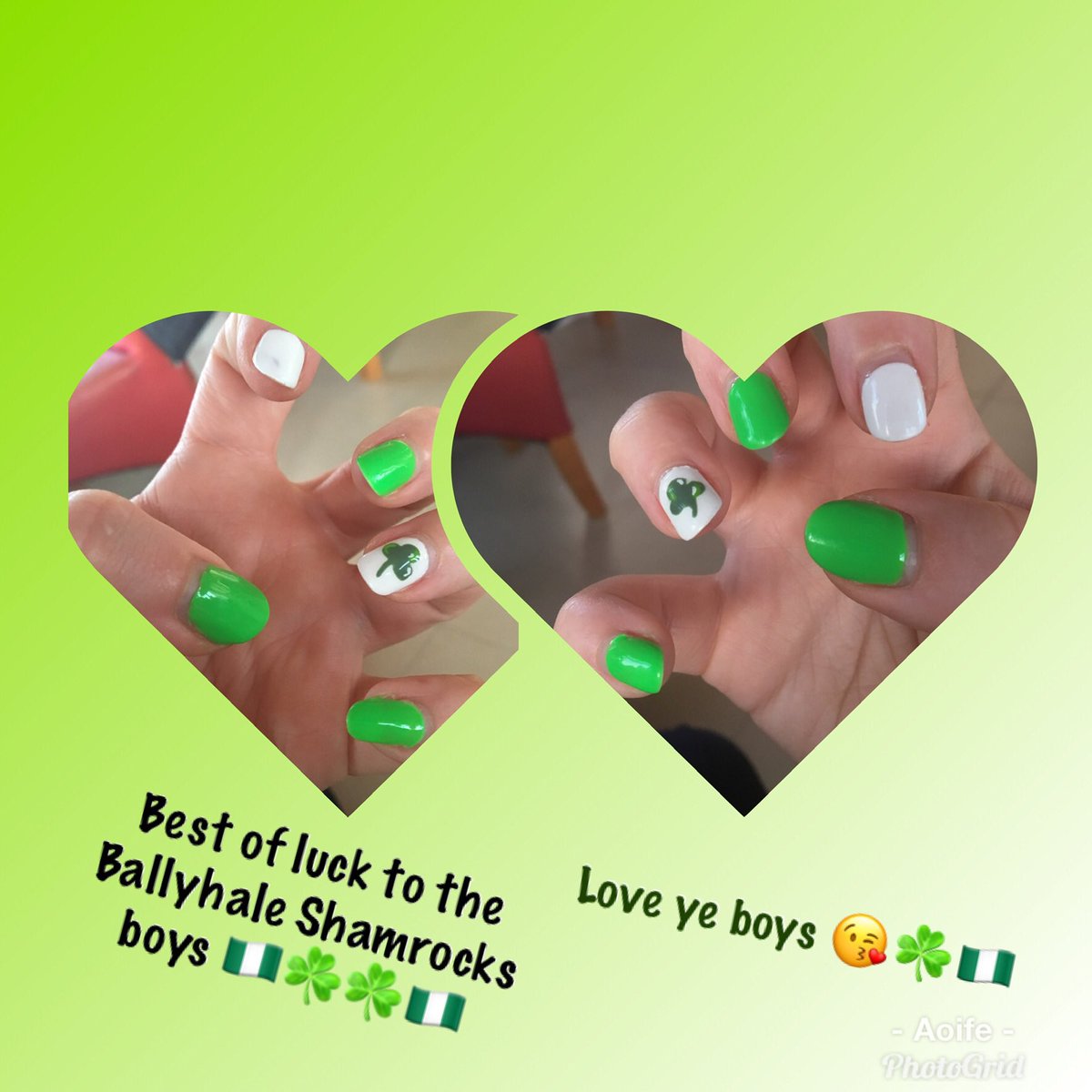 AoifeOFarrell2's tweet photo. Best of luck to the @Ballyhale_GAA boys today against slaughtneil today in newry #FirstSunday2020 https://t.co/hQbVayBZ52