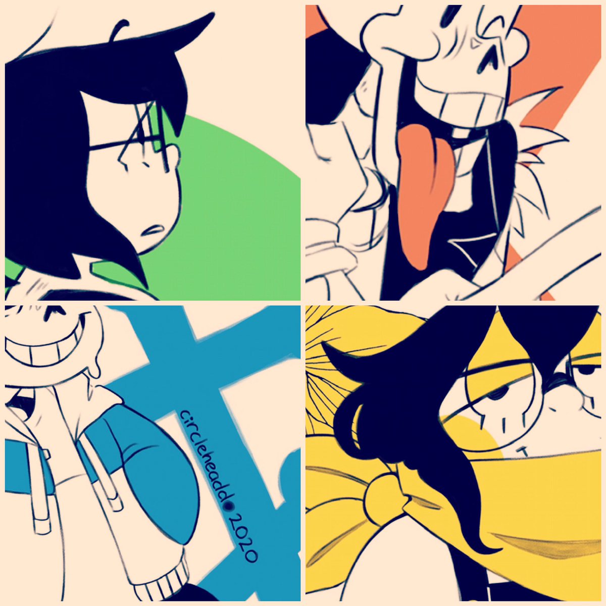 This leapyear I’ve taken on a #366Challenge in which I do a spot illustration everyday of the year! I have four available on my patreon already, and you can follow along a week ahead of everybody else by becoming a patron! patreon.com/circleheadd #undertale #hettiesart