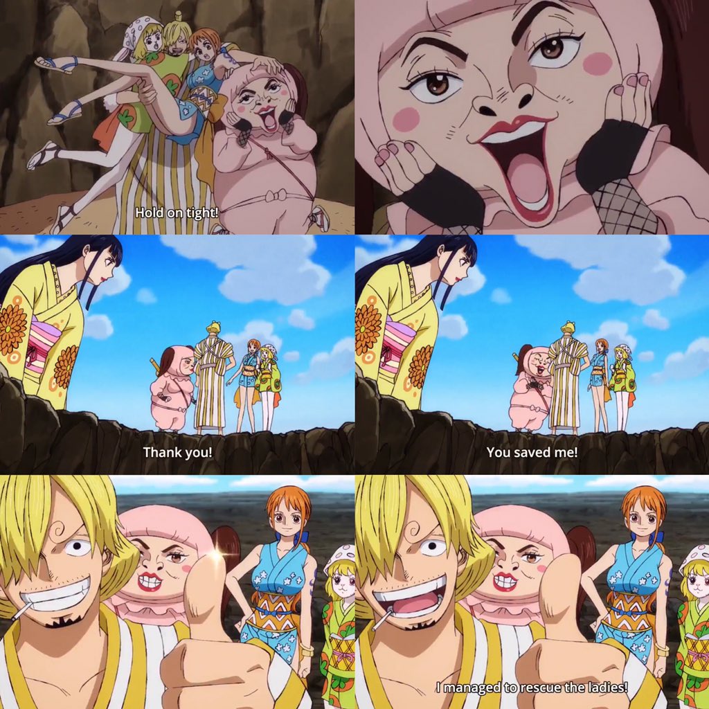 Monkey D Gizem ししし Luffy Onepiece100 Onepiece916 Shinobu And Sanji Interacting Gives Me Life And The Reaction Of The Males Is Golden