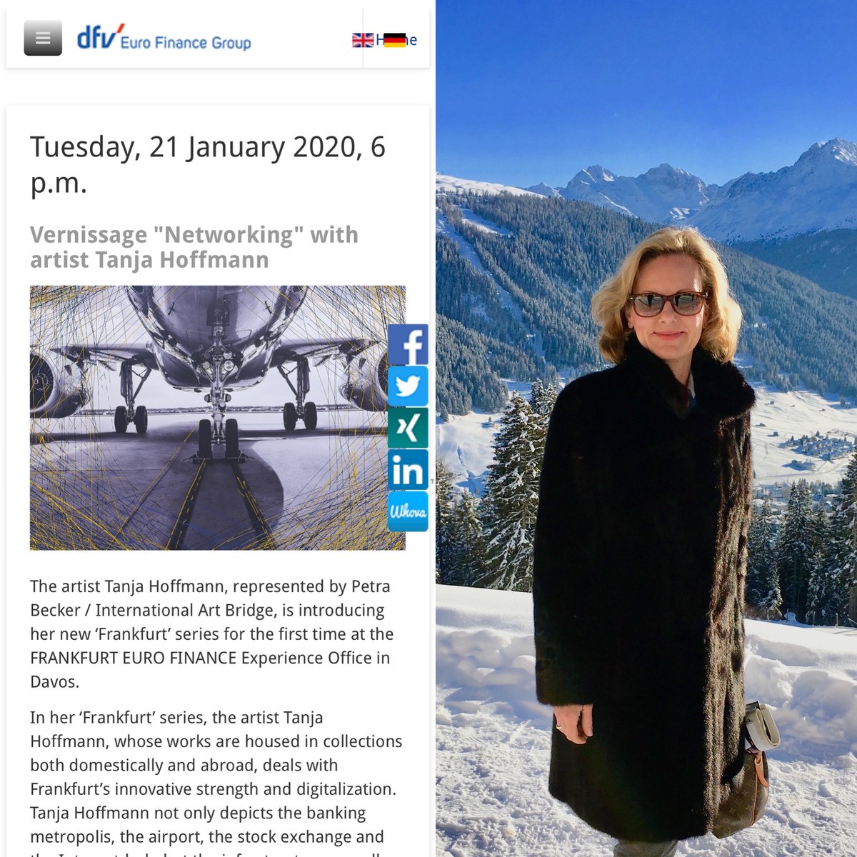 petrabecker_art's tweet photo. I look very much forward to seeing you at our next exhibition in Davos. Paintings by the artist Tanja Hoffmann are shown. Further information at:
https://t.co/AhUpsdZMyp
#petrabeckerart #internationalartbridge #petrabecker #art #corporatecollection #artcollection #davos https://t.co/1fPPkkX6S7