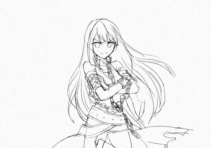 ベレト下書き+線画 