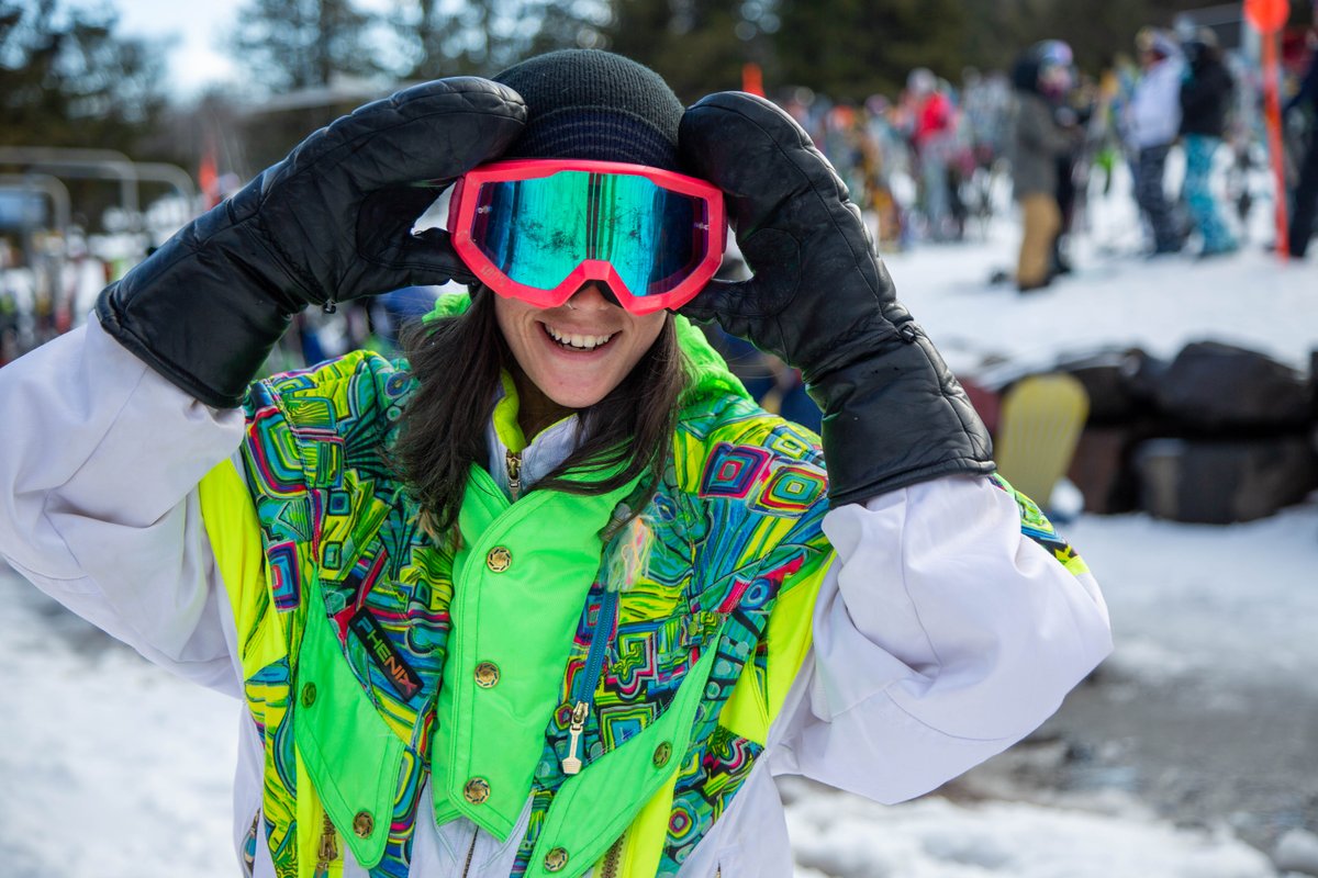 huntermtn's tweet photo. Time to rummage through your grandparent's attic for some throwback outerwear! Our 60th Anniversary Celebration is next Saturday, 1/11.  The party starts at the main bar at 3:30 with live music, birthday cake, a photo-booth &amp; prize giveaways. 🥳 #hunter60
https://t.co/p4No14gARF https://t.co/4eINZlVOj9