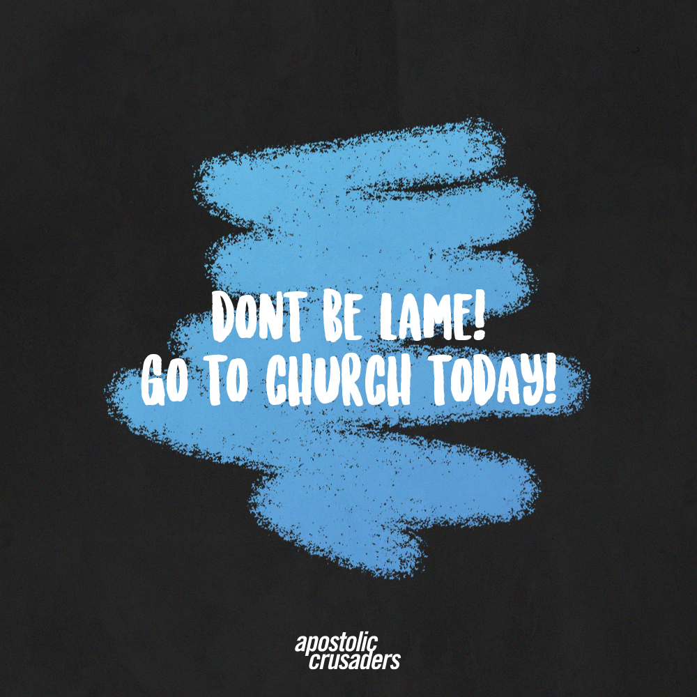 ALJCStudentMin's tweet photo. Get out of bed and go to church! Don't miss out on what God has in store for you today. ⛪ #beapostolic https://t.co/KPsSDmL8Pj