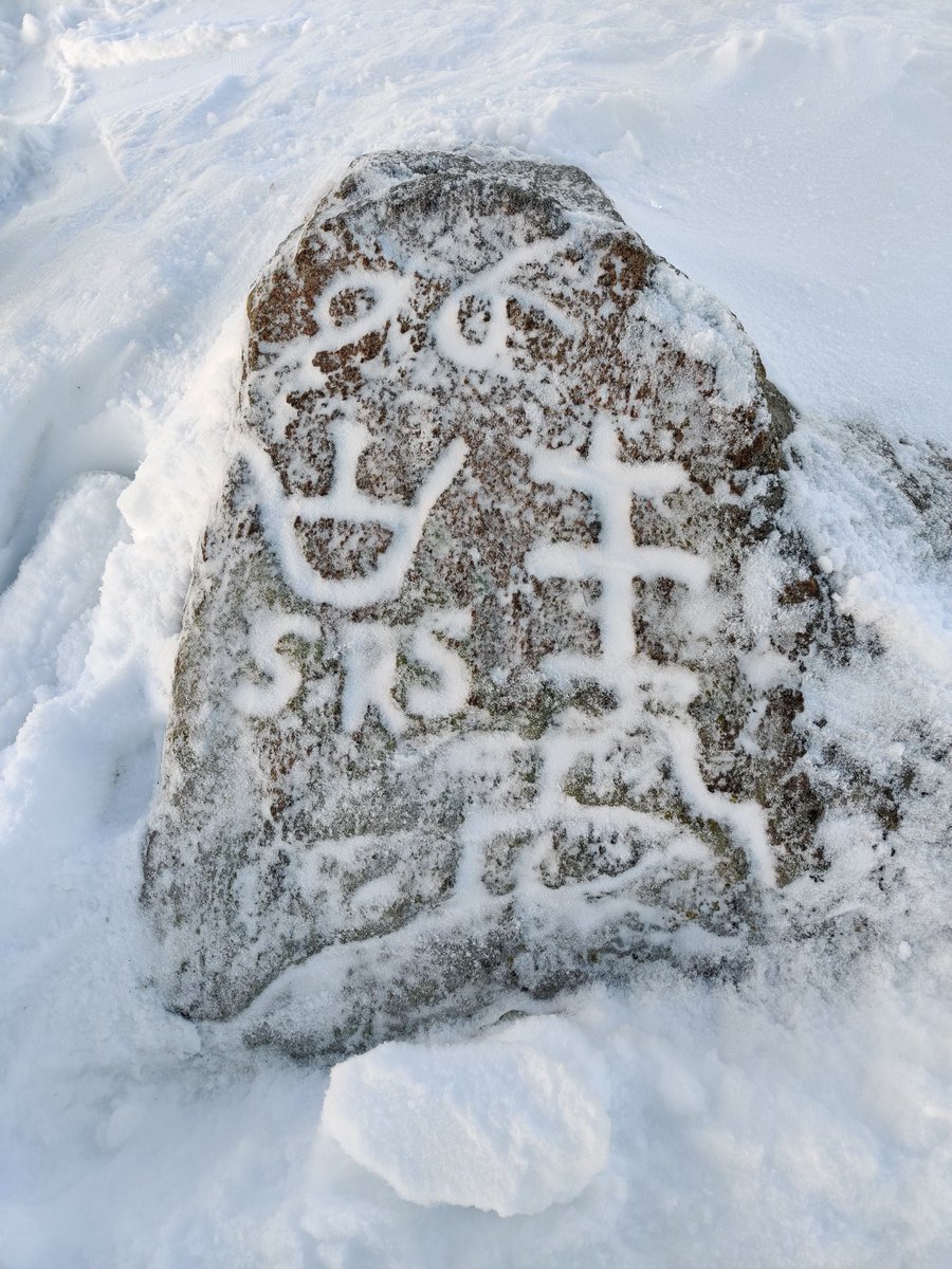 Maanmittarisydän pakahtuu, kun pääsee näkemään Täyssinän rauhan (vuonna 1595) aikaisen rajakiven. Pyykki löytyy keskeltä Tiilikkajärveä. #rajapyykki #tiilikkajärvenkansallispuisto