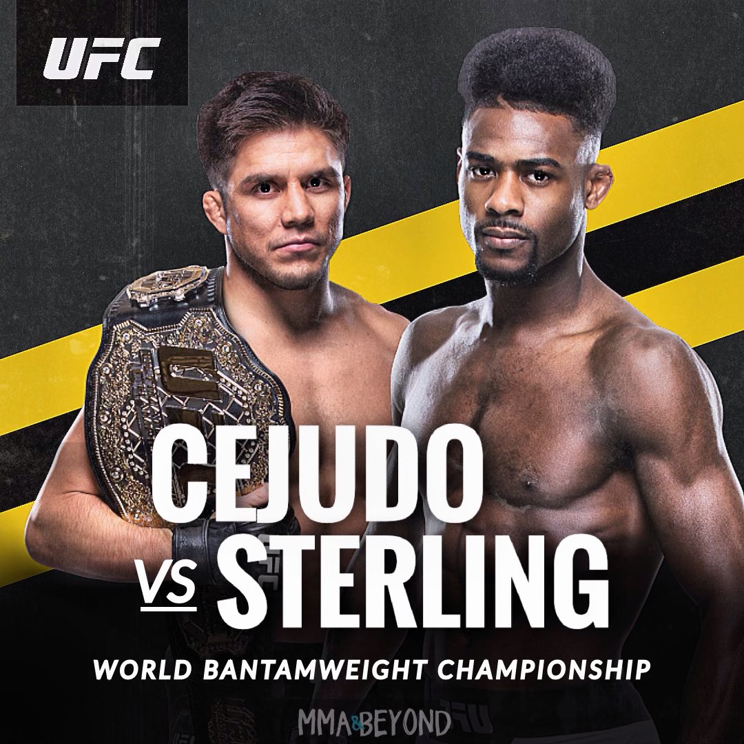 MmaBeyond's tweet image. Who’s ready for this fight?! #ufc @HenryCejudo vs @funkmasterMMA
