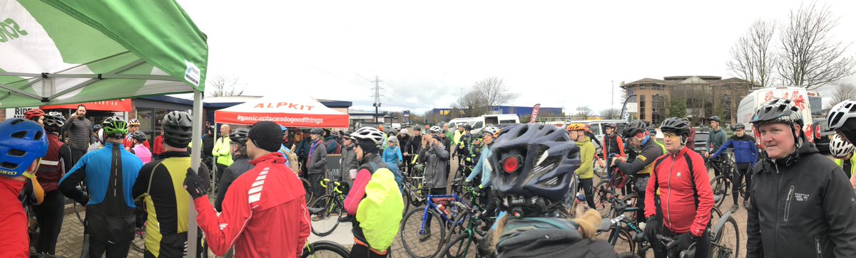 Thanks to @Alpkit for a really well organised and fun #gravelride from your Gateshead store. Some brilliant trails and a fun atmosphere - perfect way to spend a Sunday.