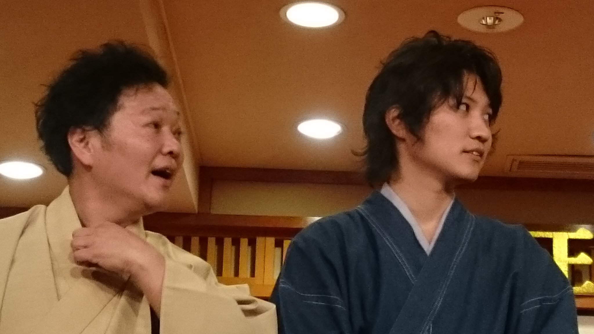 ぐっち兄さん 良い声なのか 竜之介さんパーマにしてたとは 親子で勝平さんと髪型が近い 記載ok済 勝平さん左右とも同じ足袋w 右も左 人情山口家 山口勝平 山口竜之介 山口茜