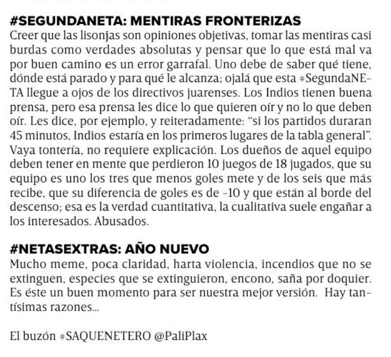 paliplax's tweet photo. A propósito de los goleadores mexicas: hoy en 
@excelsior
 hablo de 
@GarciaPosti 
  y @fcjuarezoficial ...

#SAQUEDENETA Pasen pos sus netas y si laten,  rolen  RT. 

#PrimeraNETA: El doctor!! ⚽🩺💉 ...
#SegundaNETA: Mentiras fronterizas 🤣🐴... 
#NetasEXTRAS: Año nuevo 🔥🦘... https://t.co/n5BqNnqVEd