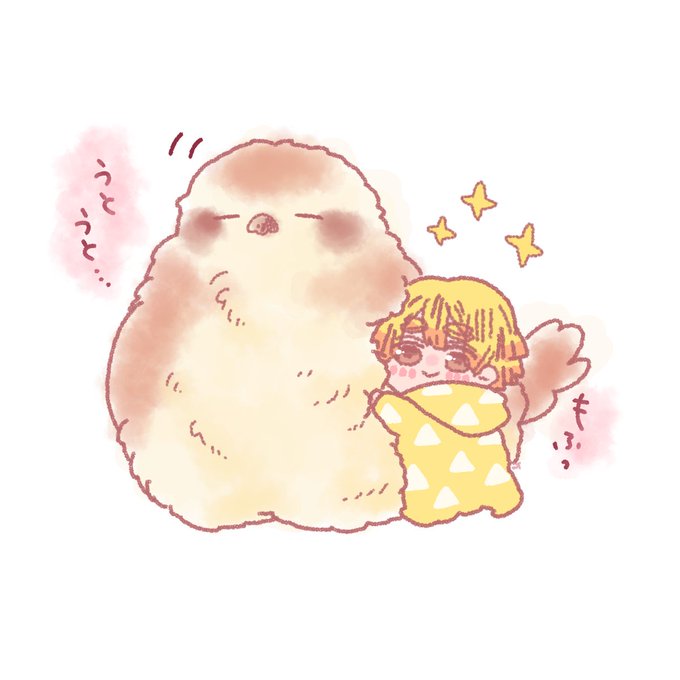 わたぬき⚖さんがTwitterに投稿した我妻善逸(鬼滅の刃)のイラスト。