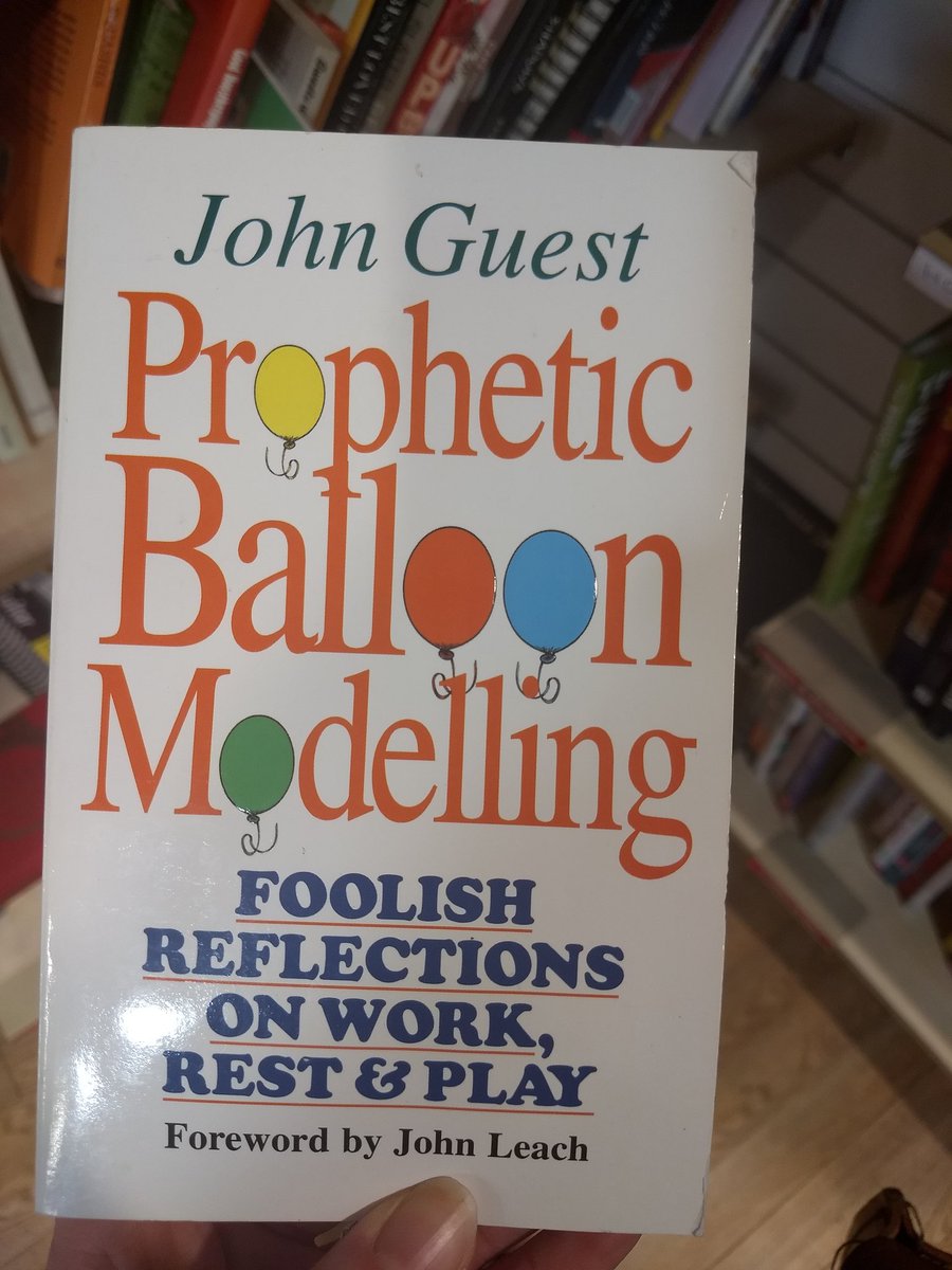 The charity shop near my house had some absolutely cracking titles on the shelf today. 

Particularly taken with 'The Domesday Book of Mammoth Pike', but 'Prophetic Balloon Modelling' has left me with SO MANY unanswered questions...