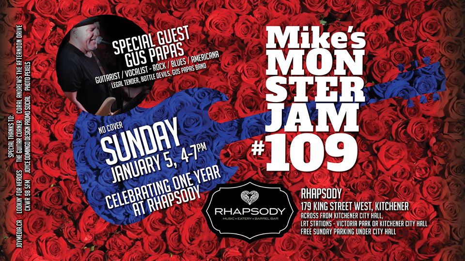 Today, Today, Today have a Sunday Funday 4-7pm Rhapsody Barrel Bar! GUS PAPAS is in the house! Come on in and dig some live music - it's so good for the soul. Always something different and a great vibe. We will be rockin' <a href="/guspapasband/">Gus Papas</a> #Sundayfunday <a href="/Rhapsodybarrel/">Rhapsody Barrel Bar</a>