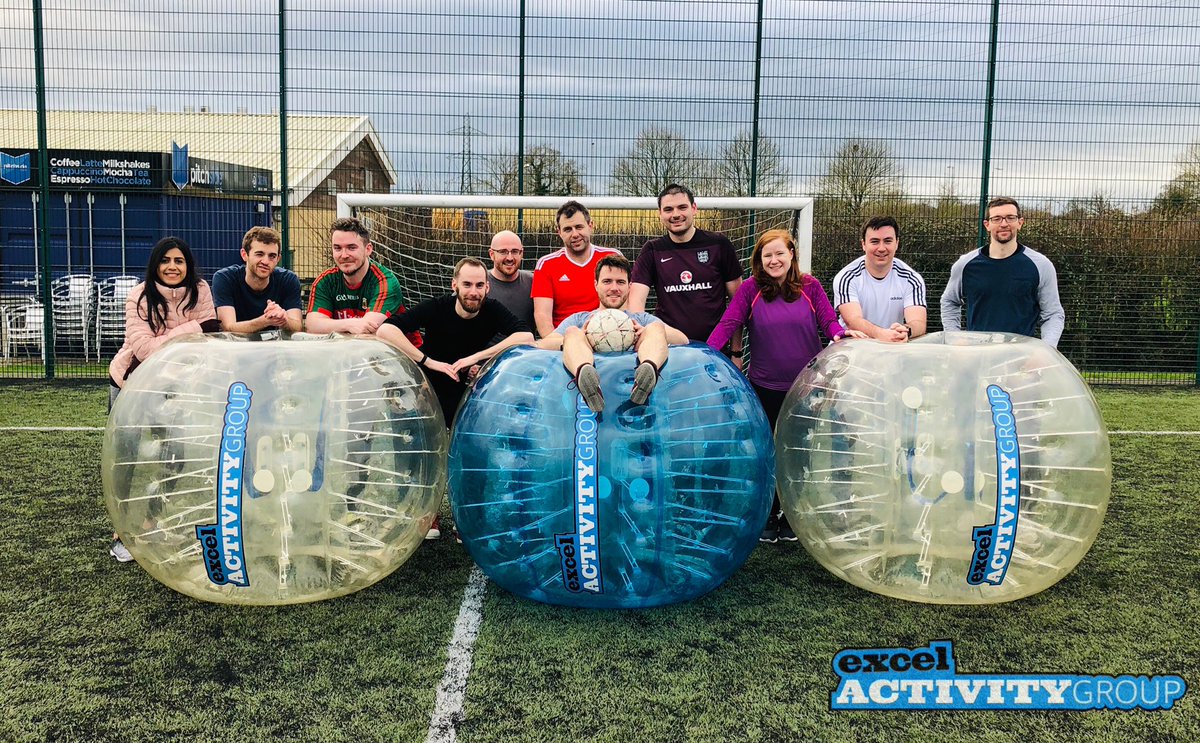 ExcelActivity's tweet image. Great game of #BubbleFootball #Bulldog &amp;amp; #RolyPolyRelay for Ben Vidler’s 30th Birthday at Stanley Park Sports Ground #Chippenham @MCTdub