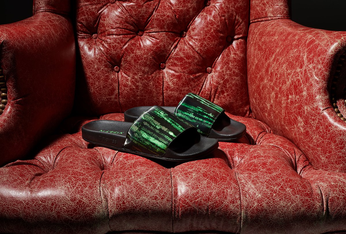 KSWISS's tweet photo. Which Matrix Character can you see wearing slides? #KSwissMatrix

First chance to cop is tomorrow via @greenhouseapp https://t.co/O3RWkU0Ujc