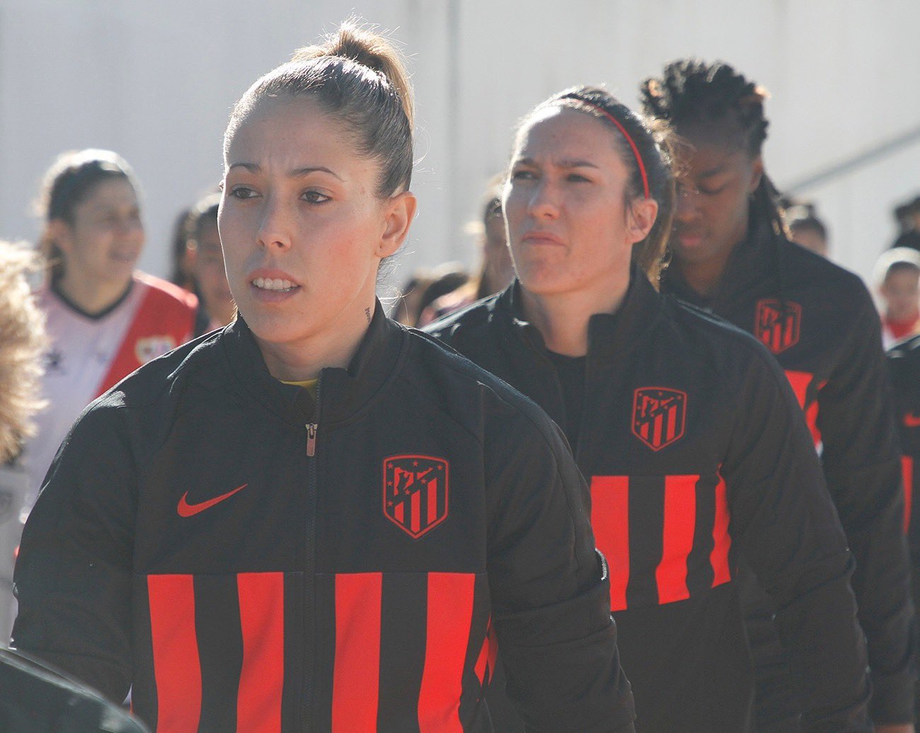 Lola Gallardo, en la previa del partido ante el Rayo (Foto: ATM).