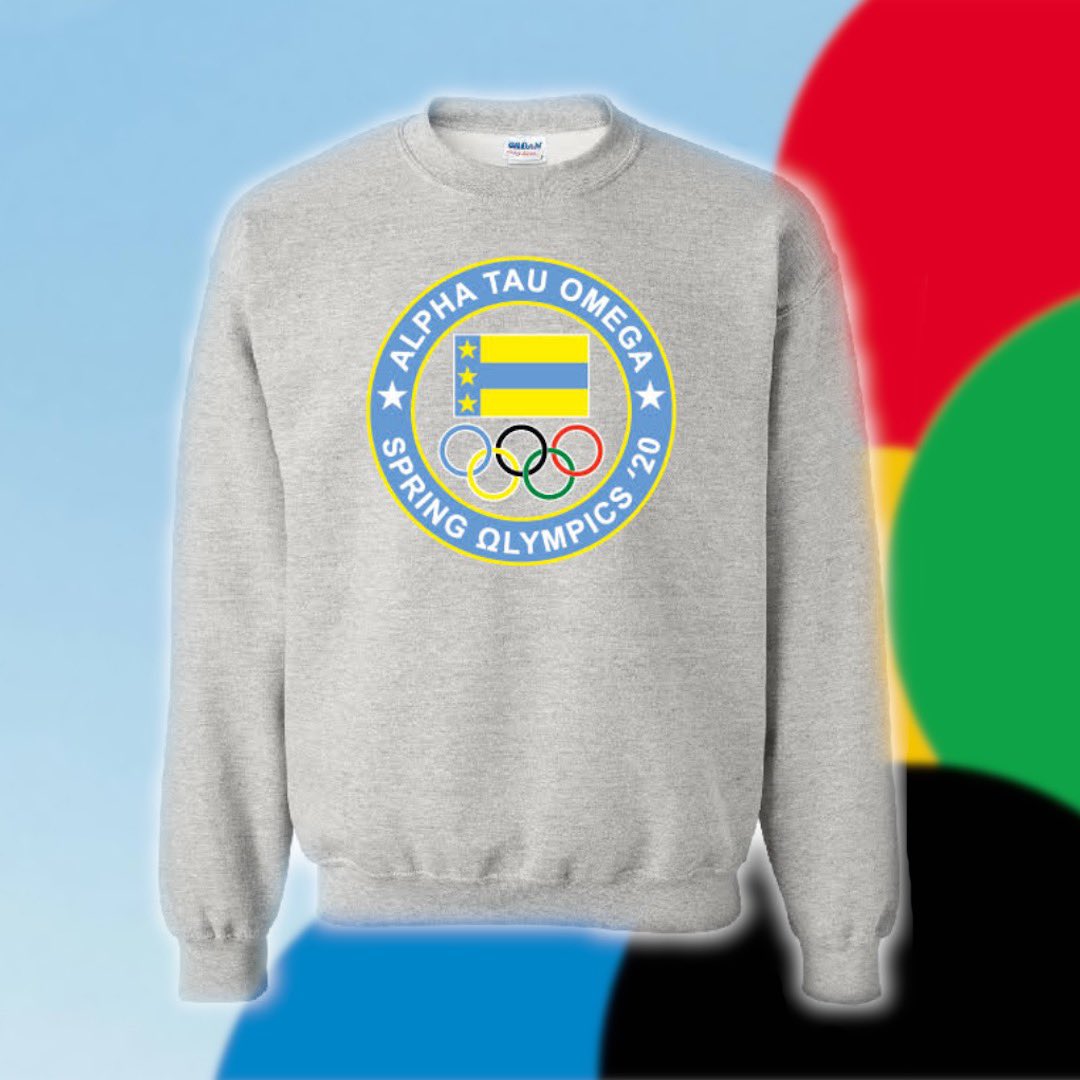 Sweaters are in for ATΩlympics! Grab one before they’re sold out, link in bio!