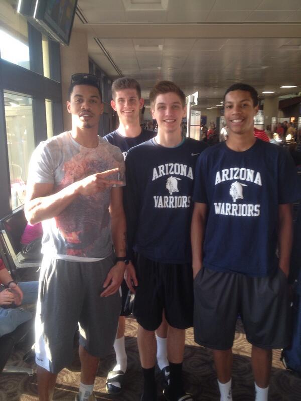 JBcornerstone11's tweet photo. Throwback to this 2014 pic, now with 2 Pros & 2 more coming. Some big time dunkers & next level workers. Looking forward to watching @brandonclarke23 back in AZ tonight. Proud of all you guys! @brockboone25 @lowell_wyatt #RepnAZ https://t.co/5NUOsFYaQB