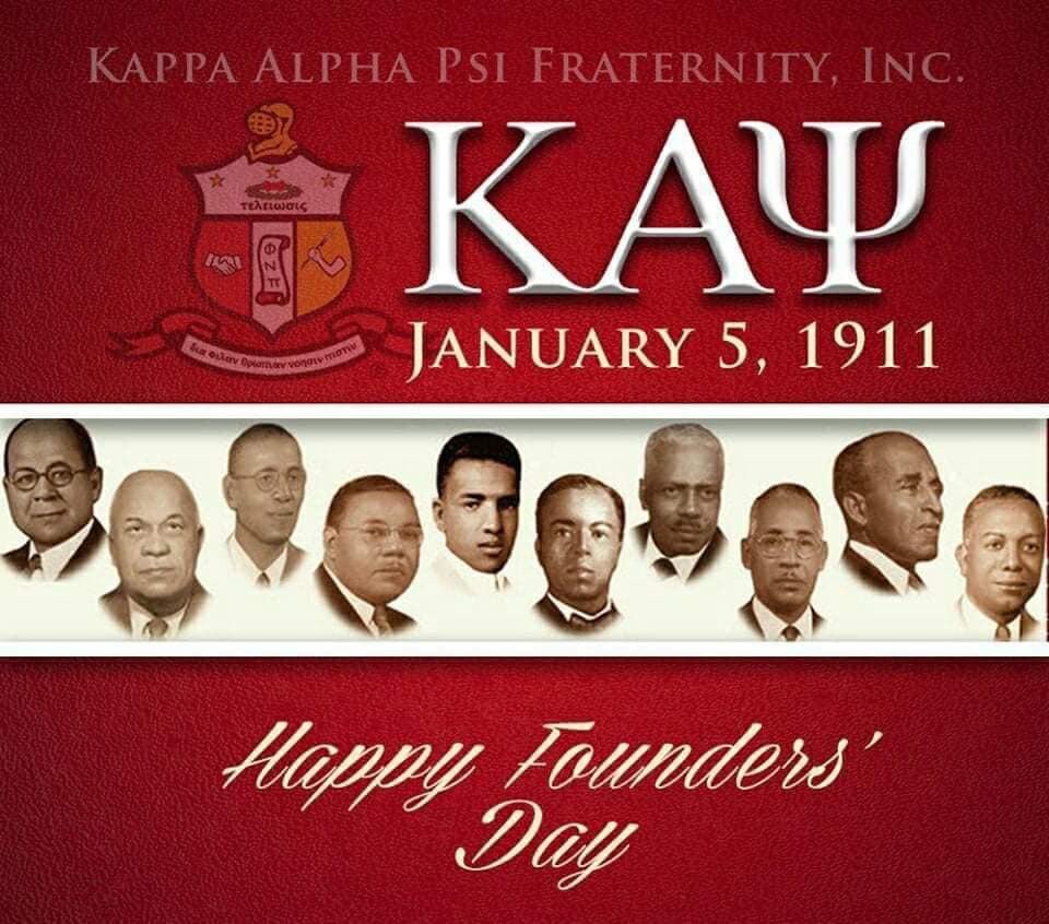 FLMemorialUniv's tweet photo. The Florida Memorial University family salutes the 109th anniversary of the founding of @kapsi1911. FMU extends a special salute to distinguished men of the Epsilon Mu chapter. 
#KappaAlphaPsi #EpsilonMu https://t.co/rLReLiU0Tx