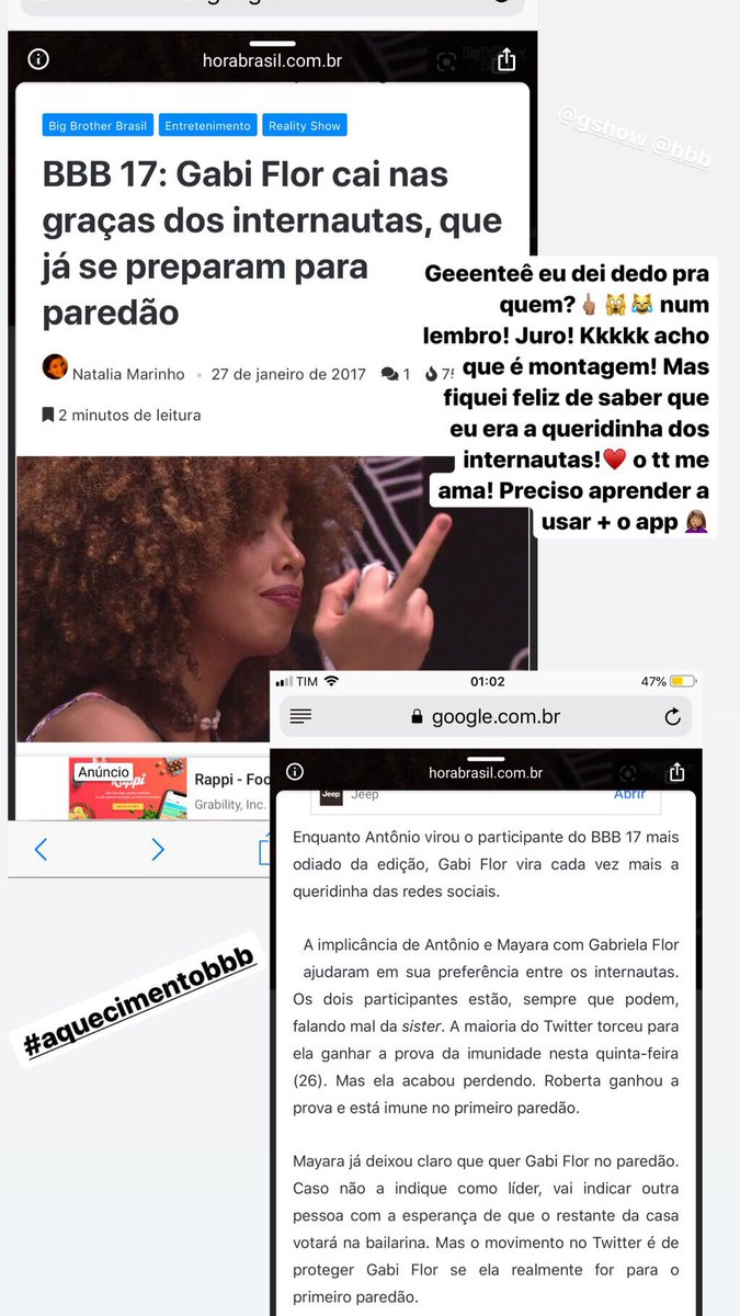 gabrielaflorb's tweet photo. Fala galera do Twitter! Vou tentar ficar mais ativa aqui esse ano! E pra quem quiser me acompanhar mais um pouquinho segue lá no @gabrielafloroficial ig! Chêro amooo vcs! https://t.co/rDZlq4WG1f