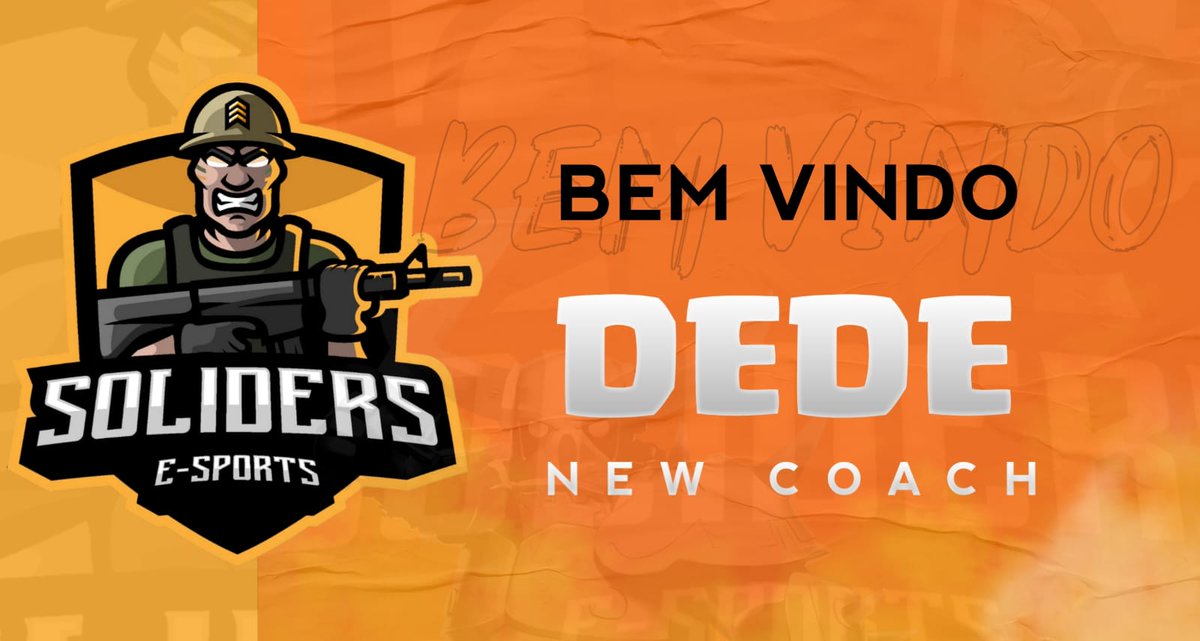 SolidersGG's tweet photo. Com muita alegria que anunciamos o nosso novo coach. Seja muito bem vindo a família Soliders  @DEDECLASH1 
#GoSLD https://t.co/ycegdUYdia