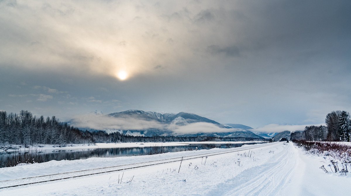 Enjoying some scenery in Northern BC. #winter #beautifulbc #northwest #snow