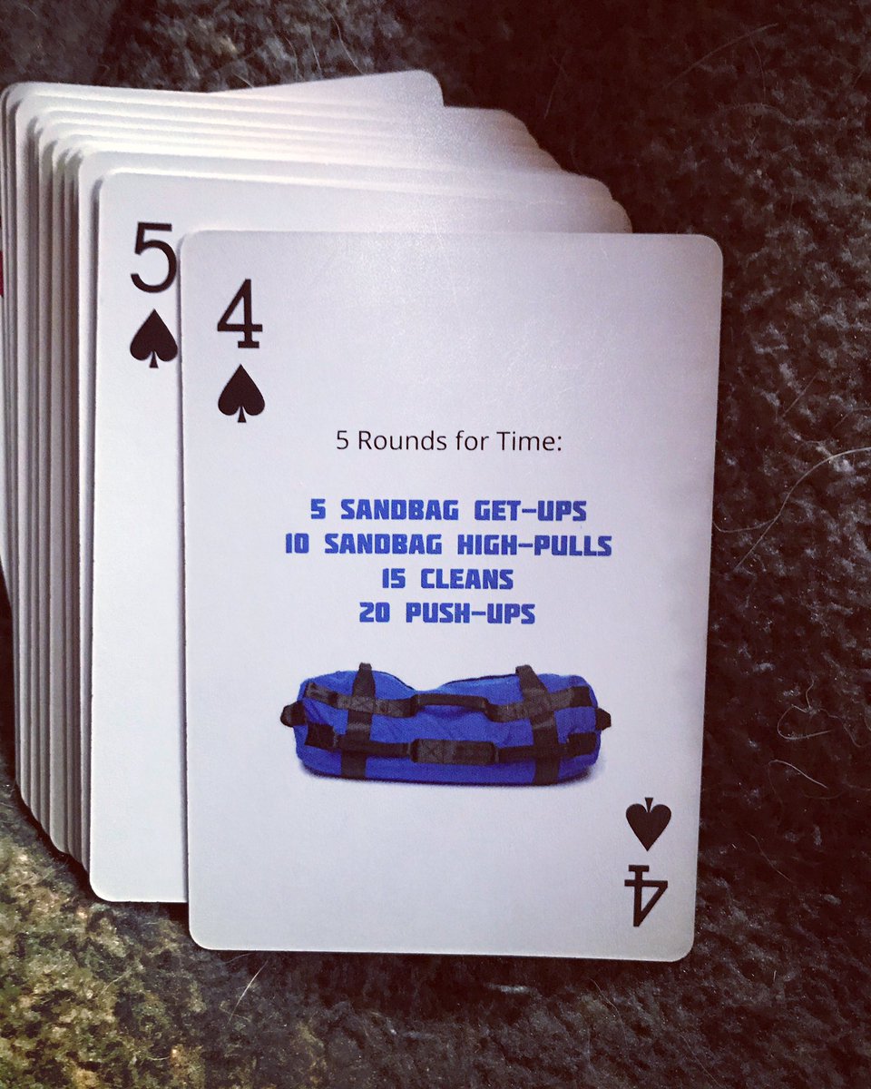 CLEERFITness's tweet photo. Pick a card I said, any card I said.......This was the one.
Here We Go!
#sanddeck #sandbag #bruteforcetraining #FitPitRI #FitPitCt #CleerFitFun https://t.co/msT5A1UNkW