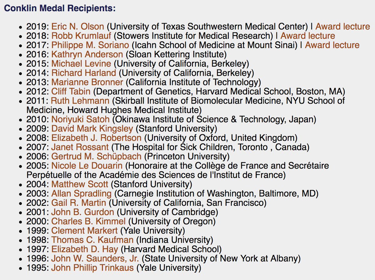SocDevBio's tweet photo. Check out our Conklin Awardees :)
Did you know you can catch award lectures for recent recipients? #SDBAwards
https://t.co/VE8T67fT1g https://t.co/UqHGoUYZ5h