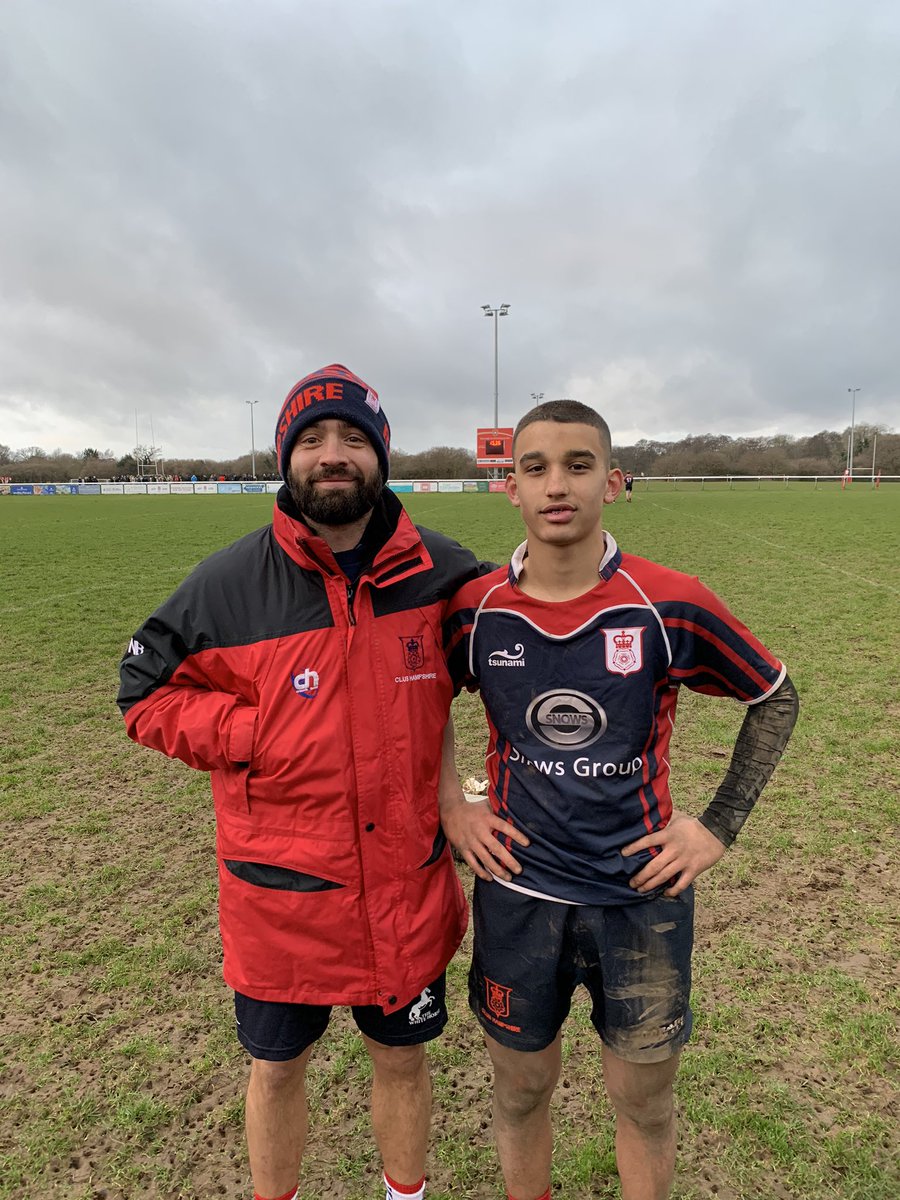 MrBondPE's tweet photo. Start of the @HampshireRFU U16 season. Tough first match v D&W. Good to have @SJCSouthsea E.Thorne at scrum half. #coachandplayer https://t.co/3hyc9vUjF8