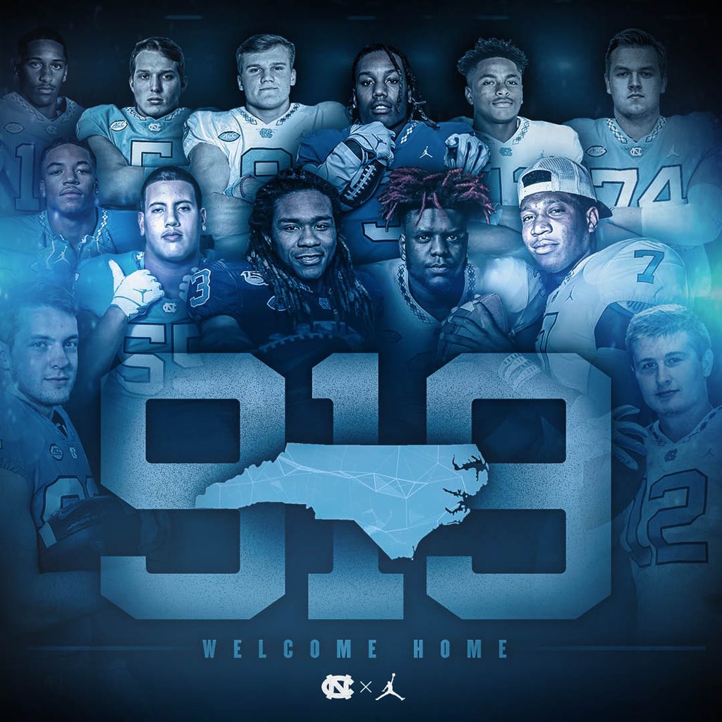 UNCFootball's tweet photo. Today is the day our early enrollees come to campus. 

Welcome home. 

#CarolinaFootball 🏈 #BeTheOne https://t.co/j33gpAD9by