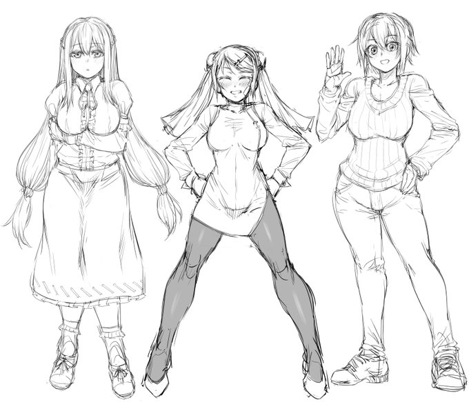 オリジナル娘かいてみる まとめ

 ・その①～③:https://t.co/JgrTZH7KYe
 ・その④～⑥:https://t.co/Yuyc9Wauky
 ・その⑦～⑨:https://t.co/UrsPmB7GqS
 ・その⑩～⑫:まだ
 ・その⑬～⑮:まだ
 ・その⑯～⑱:まだ
 ・その⑲～㉑:まだ 