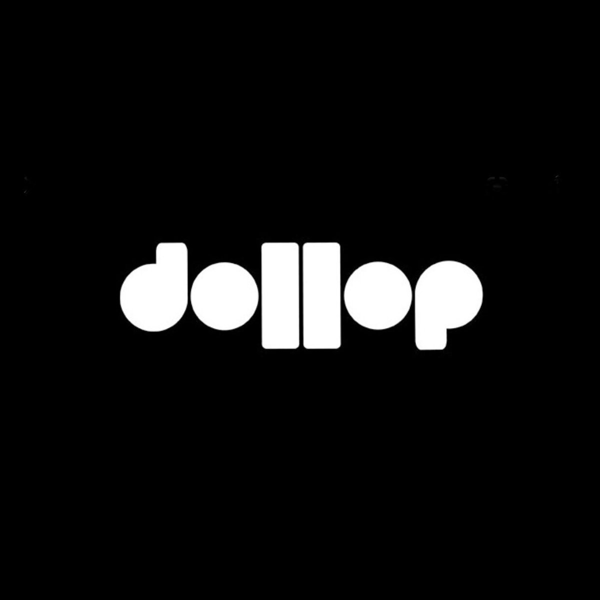 @DesignMuseum #fontsunday flippable @dollop_UK logo, works either way 🤯, logo by @lgndryhappiness old school Nottingham club night vibes