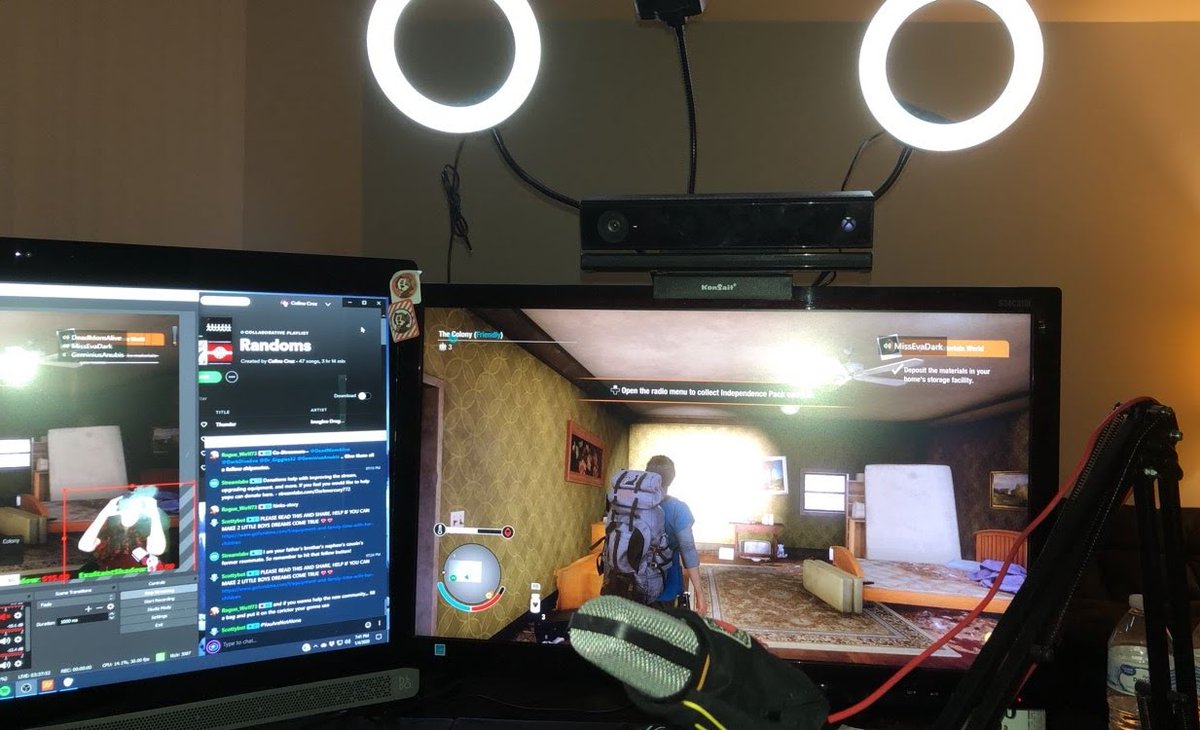 _Deadmomalive's tweet photo. I love my community and the fact that they do things like this for me so I can stop having a BITCH FIT aka BF on stream, I have a visible NOSE hahah
My lighting was so white with the green screen, 
THANK you ANUBIS &amp; his lovely lady, this means so much  to me.
#ledringlights https://t.co/WtibwJRZ7H