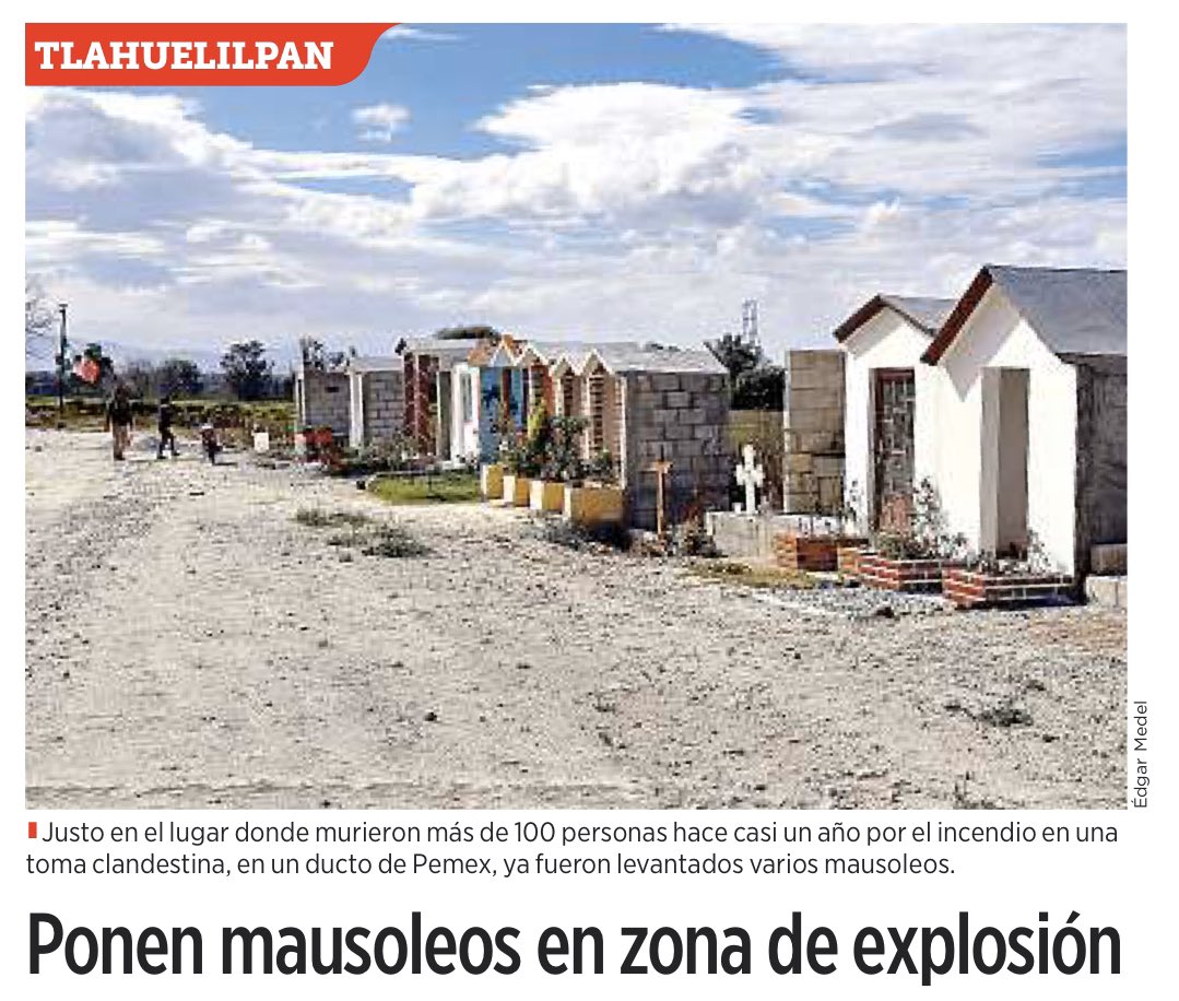 En este lugar murieron 137 personas por puritita negligencia criminal del Estado mexicano. Al día de hoy no hay un solo detenido. A la mentira del huachicoleo, el desabasto y la muerte, súmenle ahora la impunidad. Es el verdadero rostro de la “transformación de cuarta “.