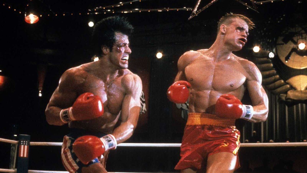 "Rocky IV" was the #1 movie at the box office today in 1986. #80s #80smovies