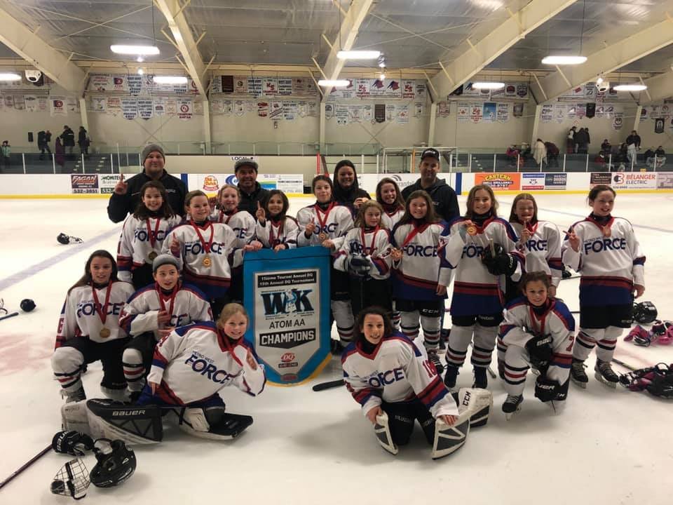 The Metro West Force Ice Breakers are the Atom AA champs after defeating the Mid Isle Wildcats 2-0! Congrats!! #DQ2020 #DQ2020_ATOMEAA