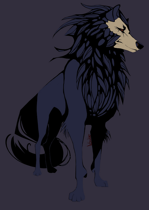 "Moral Conscience", originally posted September-26-2018 #originalart #wolf #digitalart #oc