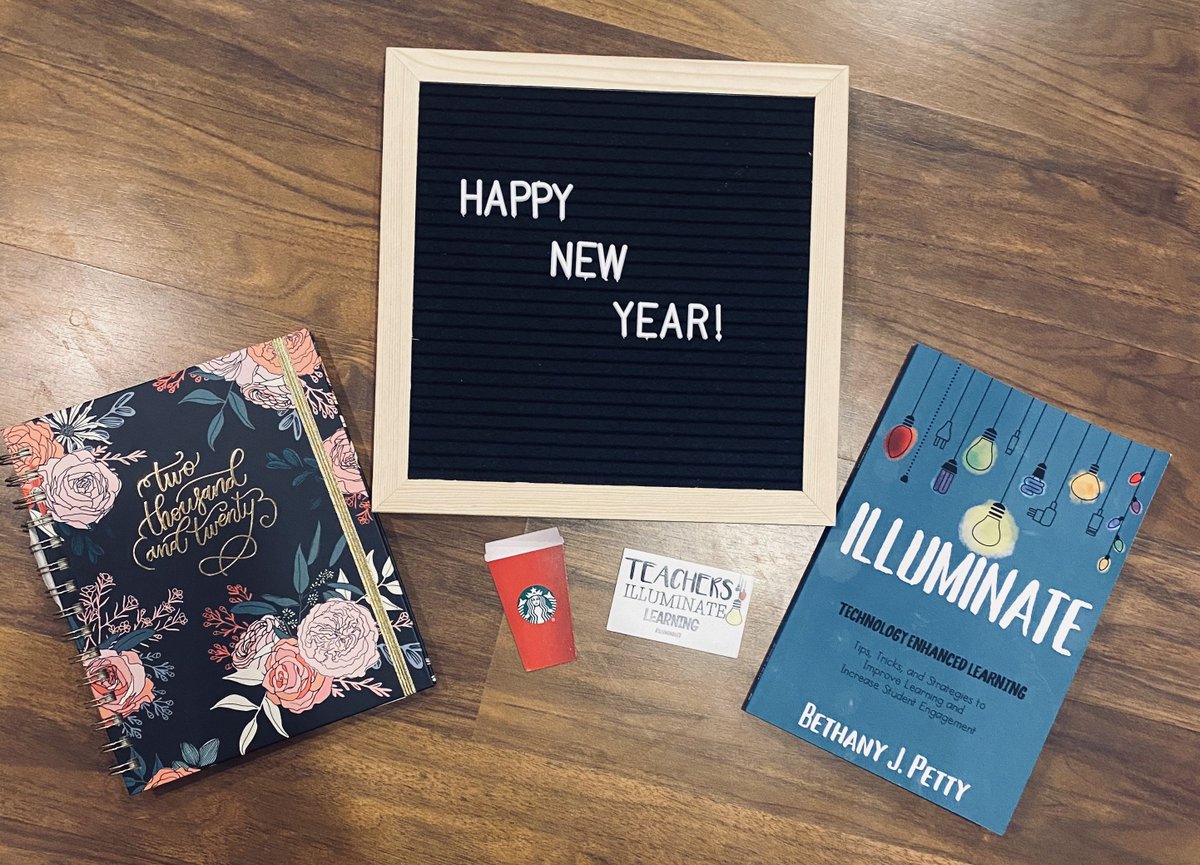 Bethany_Petty's tweet photo. It's time for a giveaway! https://t.co/dqQCTlTUis
Enter today to win ...
๐ก 1 Signed Copy of Illuminate: Technology Enhanced Learning
๐ก 1 2020 Planner
๐ก 1 Starbucks Giftcard
๐ก 1 Teacher Magnet!
#edchat #edtech #dbcincbooks #moedchat #sschat #flippedclasschat https://t.co/yHVFpMNOLQ