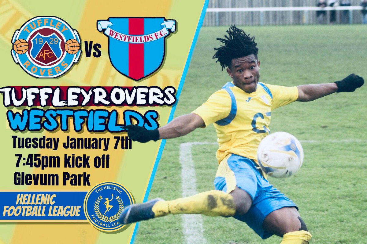 Next up for the Fields in our changed yellow &amp; blue <a href="/clarkejeffreys/">CJ Insurance</a> sponsored kit is a tough away fixture <a href="/TuffleyRoversFC/">Tuffley Rovers FC</a>, be great to get as many supporters as possible making the short trip to Gloucester #needsupport #upthefields