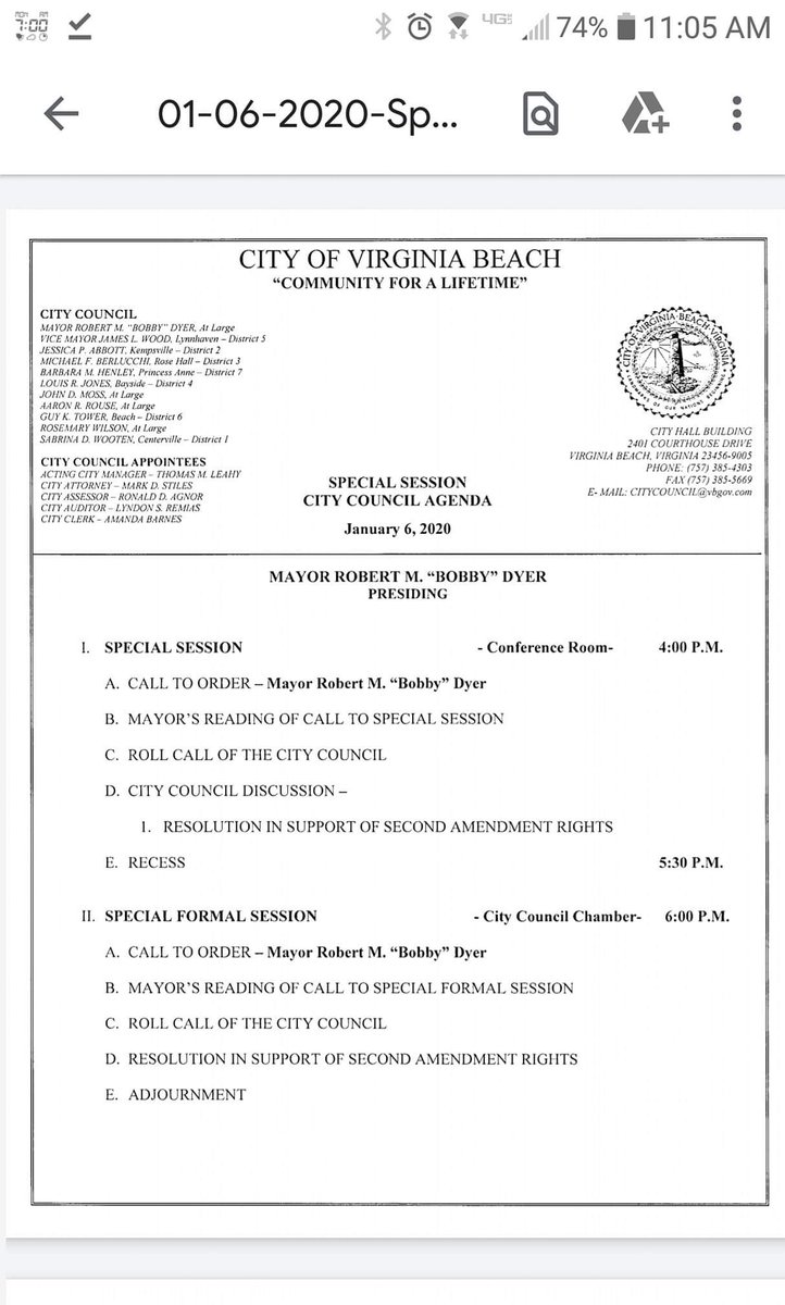 1_hellrazor's tweet image. Tomorrow Virginia Beach City Council is holding a Special Session on the 2A at 4:00. Protect your rights America!