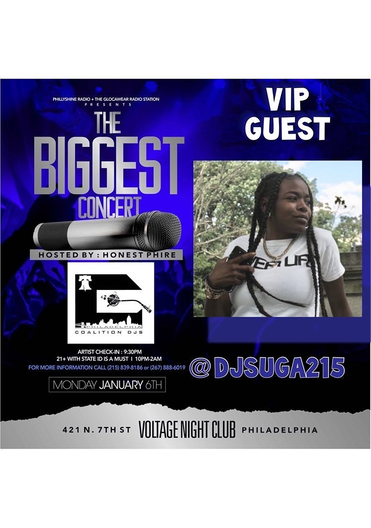 TOMORROW 
The 'BIGGEST' Concert
1st Major Concert of the YEAR!!📈
All Independent Artist 🎤
#MarkYaCalender 
#MondayJanuary 6th 2020
at @voltagephilly
Vip Guests Coalition Djs 
@iamdjalamo
Hosted by Honest and @taj__mahal__
To perform Dm or call @honestphire or @glocawear