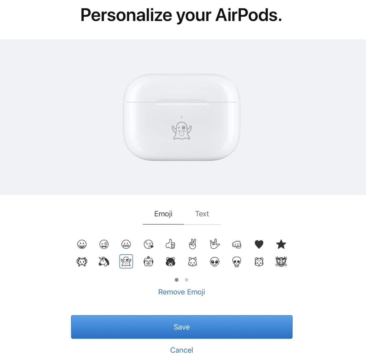 DevicePitstopHR's tweet photo. Apple Now Allowing AirPods Charging Cases to Be Engraved With Emojis https://t.co/Y89QAt4rNh https://t.co/lmgXFR9yS1