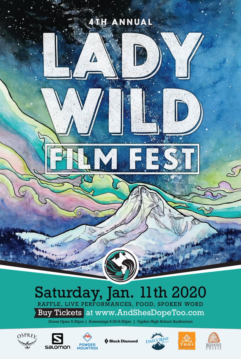 Have you purchased your ticket for our LWFF?? #filmfestival #outdoorwomen #ogden #andshesdopetoo