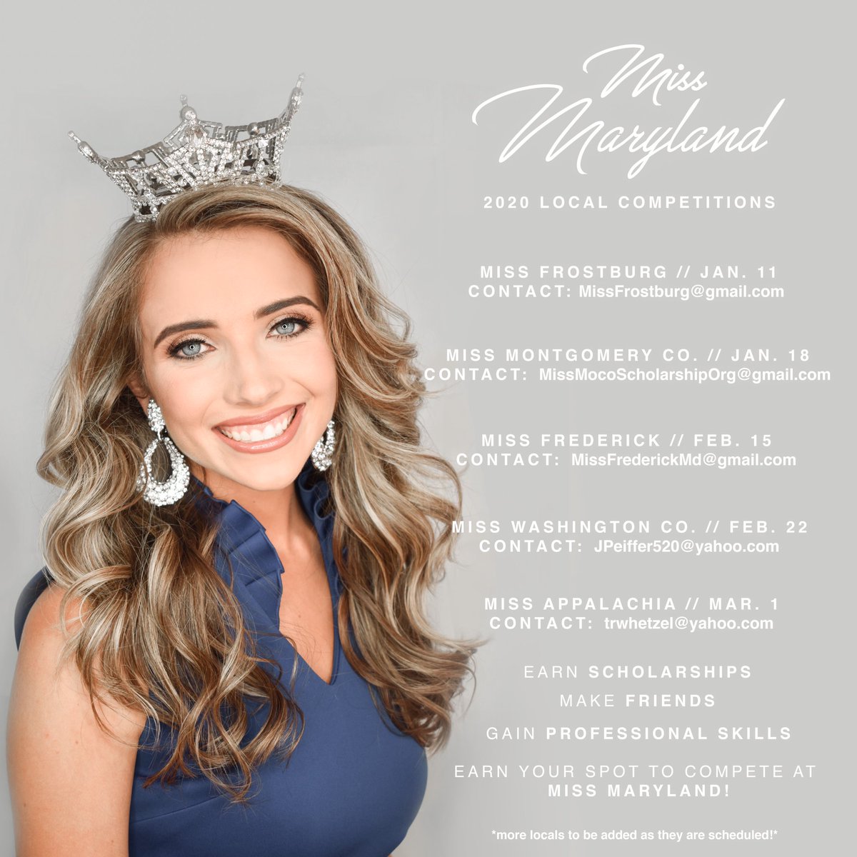 Join the Miss Maryland Class of 2020!