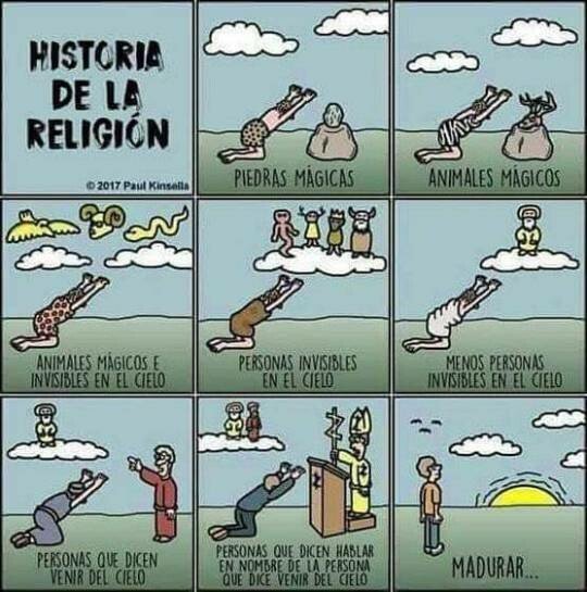 Historia de la religión, por Paul Kinsella.