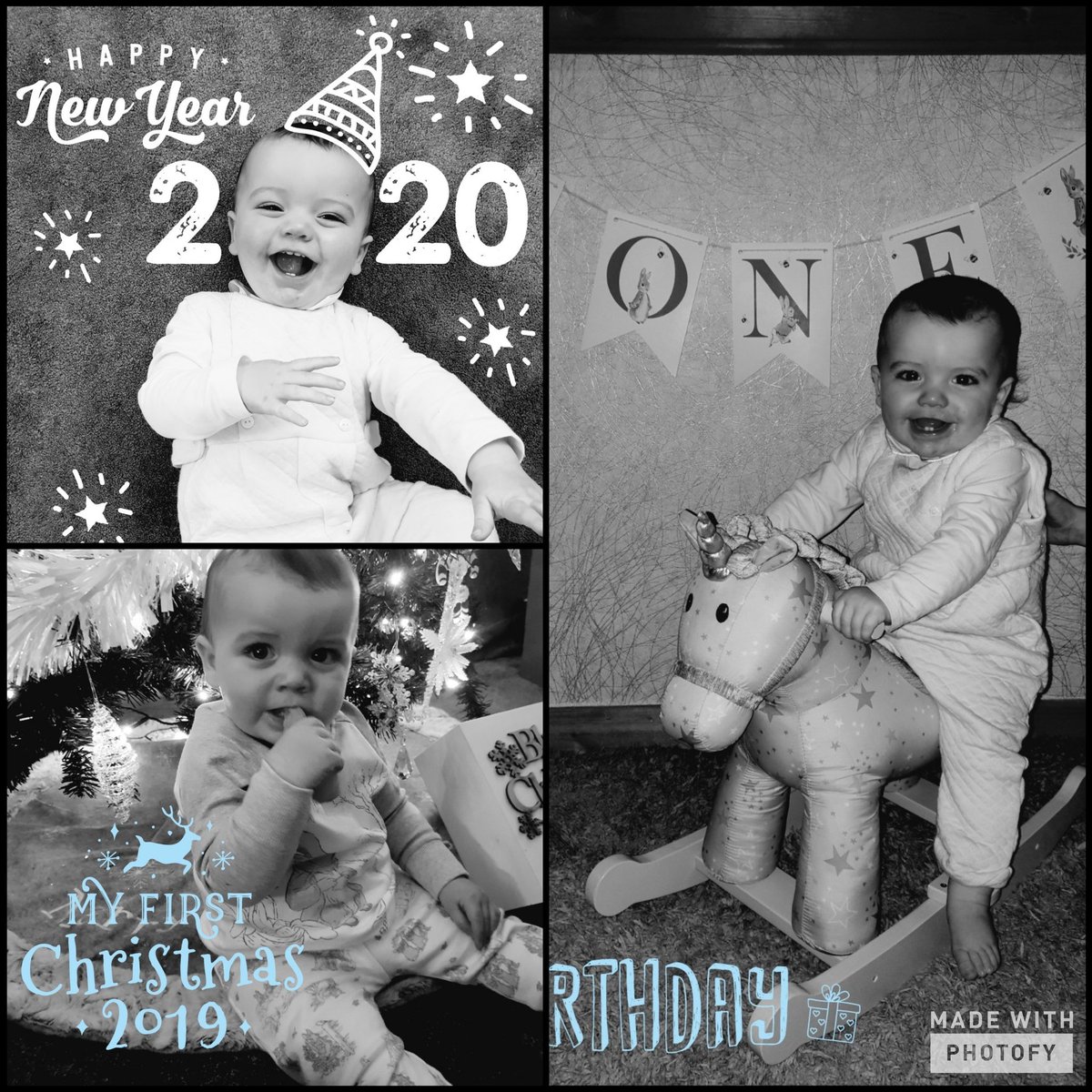 tinkerbellx24's tweet photo. @BridgetPrimary Blane had a very busy Christmas break!! How can my baby boy be 1!! #firstchristmas #firstnewyear #firstbirthday https://t.co/9UoI719AqI