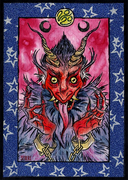 New Year's Krampus card I made for my bff 👹❤️

#HappyNewYear #HappyNewDecade #Krampus #demon