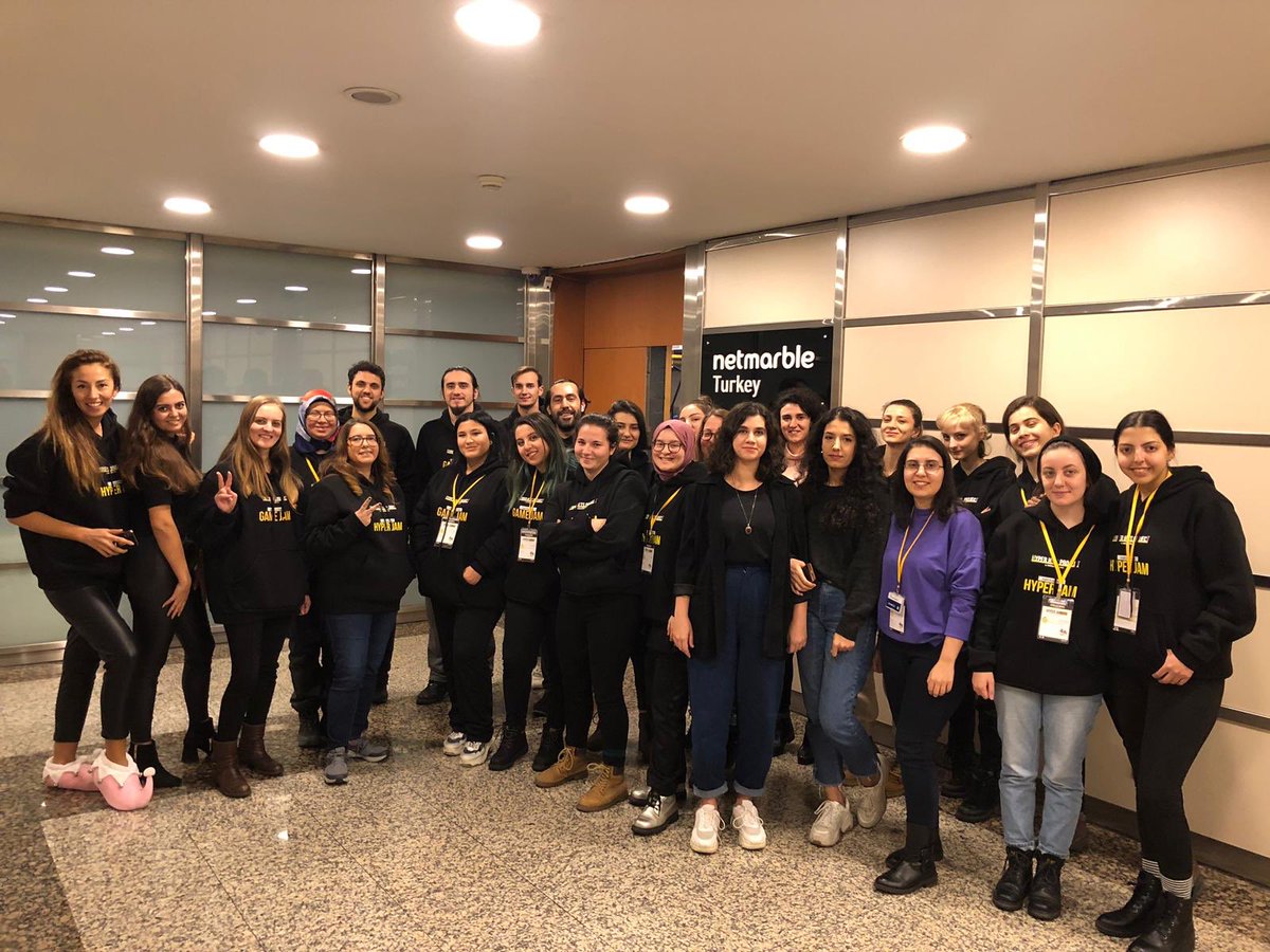 NetmarbleTurkey's tweet photo. Yılın ilk #HyperJam’i bu akşam sona erdi👍🏻. Tamamı kadın oyun geliştiricilerden oluşan ekiplerle birlikte 48 saat boyunca eğitici, eğlenceli ve üretken zamanlar geçirdik☀️🌙! Bir sonraki #HyperJam20’de görüşmek üzere🖐! #Pazar #Netmarble #HyperCasual https://t.co/JP1e08LEUu