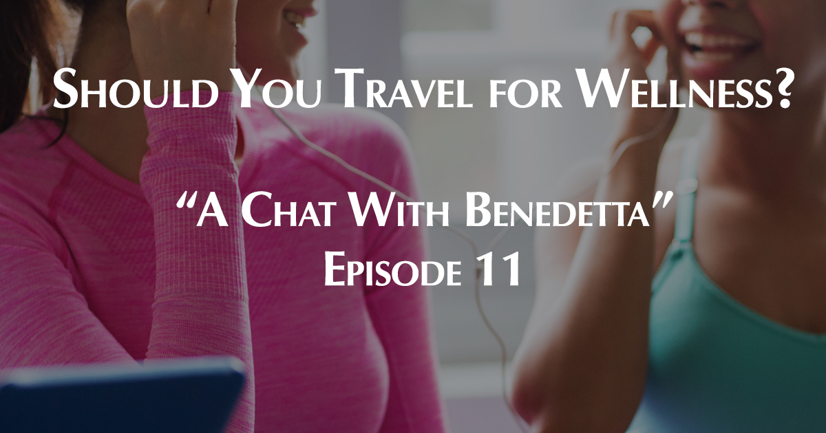 As the year closes, revisit one of our first podcasts of 2019! Episode 11 of "A Chat With Benedetta" discussed monastic retreats, home as a place of peace, and San Francisco as a place of wellness and grounding. ss1.us/a/9BWFYCrk
