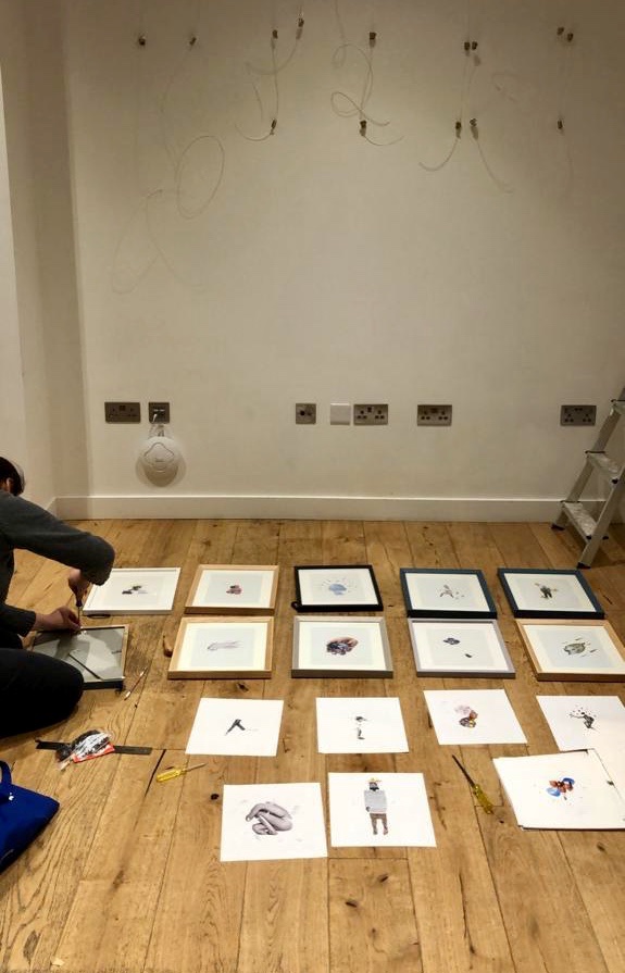 KirstyJKerr's tweet photo. Today I’ve been busy installing ‘Meaning Machines’ by Sophie Siem, the first #OneWallGallery #exhibition for 2020! 🎉 Check it out this month and next at @thebeehiveldn 👀🎨 https://t.co/dFHwsmFzXi